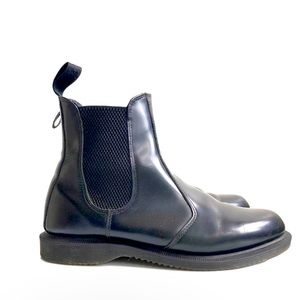 Dr. Marten’s Flora Chelsea Leather Boots Black Size US8